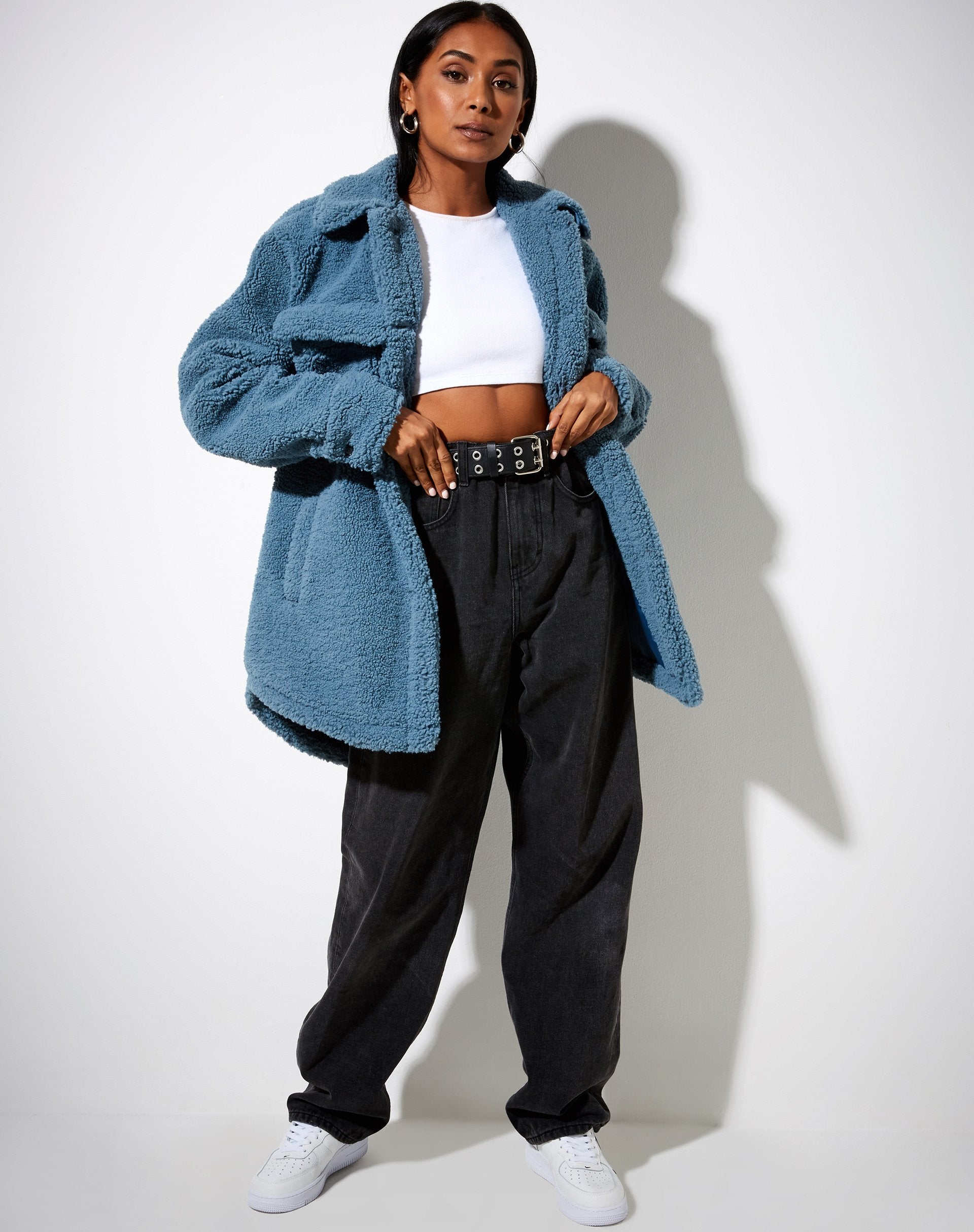 Immagine della camicia Marcella in Borg Slate Blue