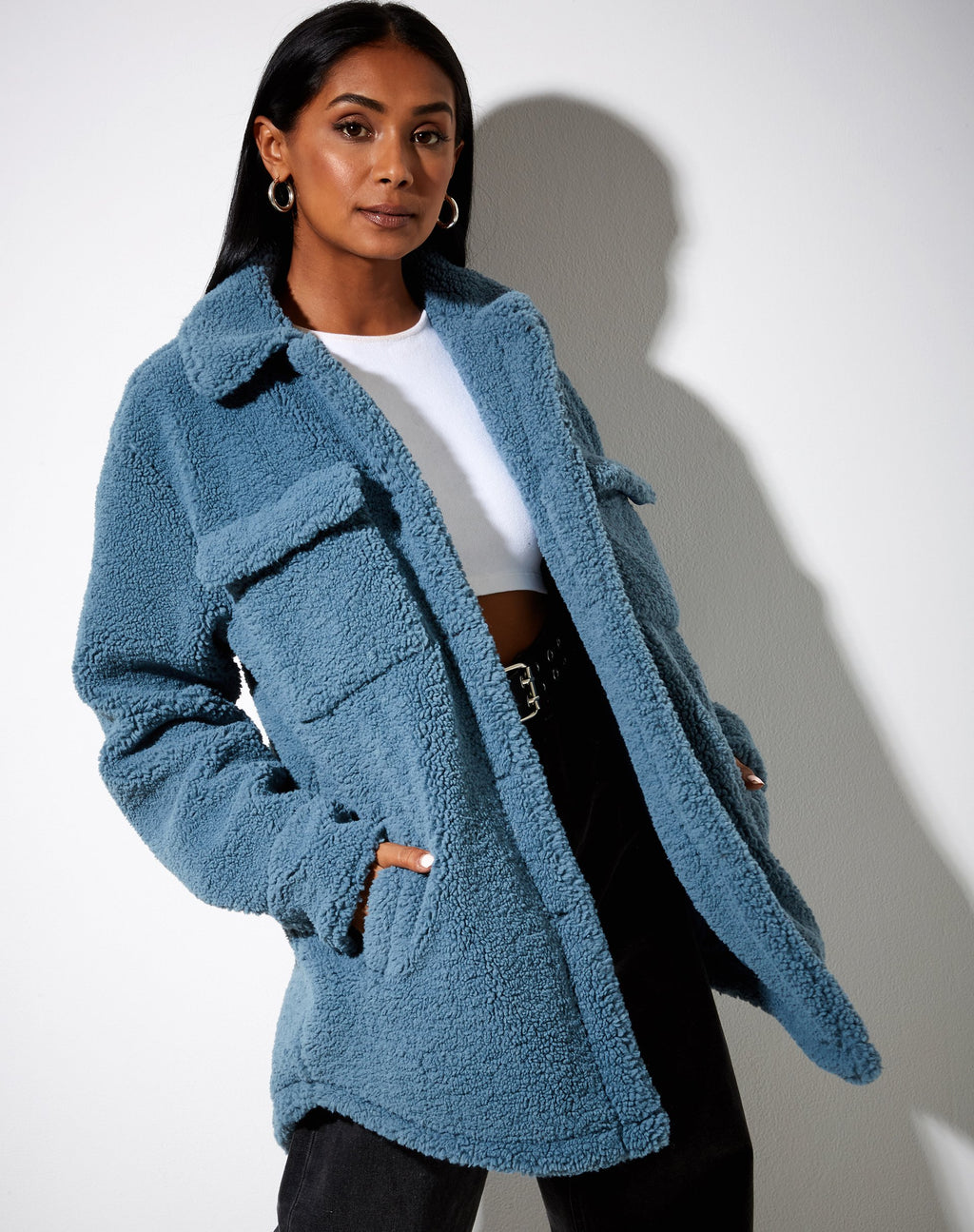 Camicia Marcella in Borg Slate Blue