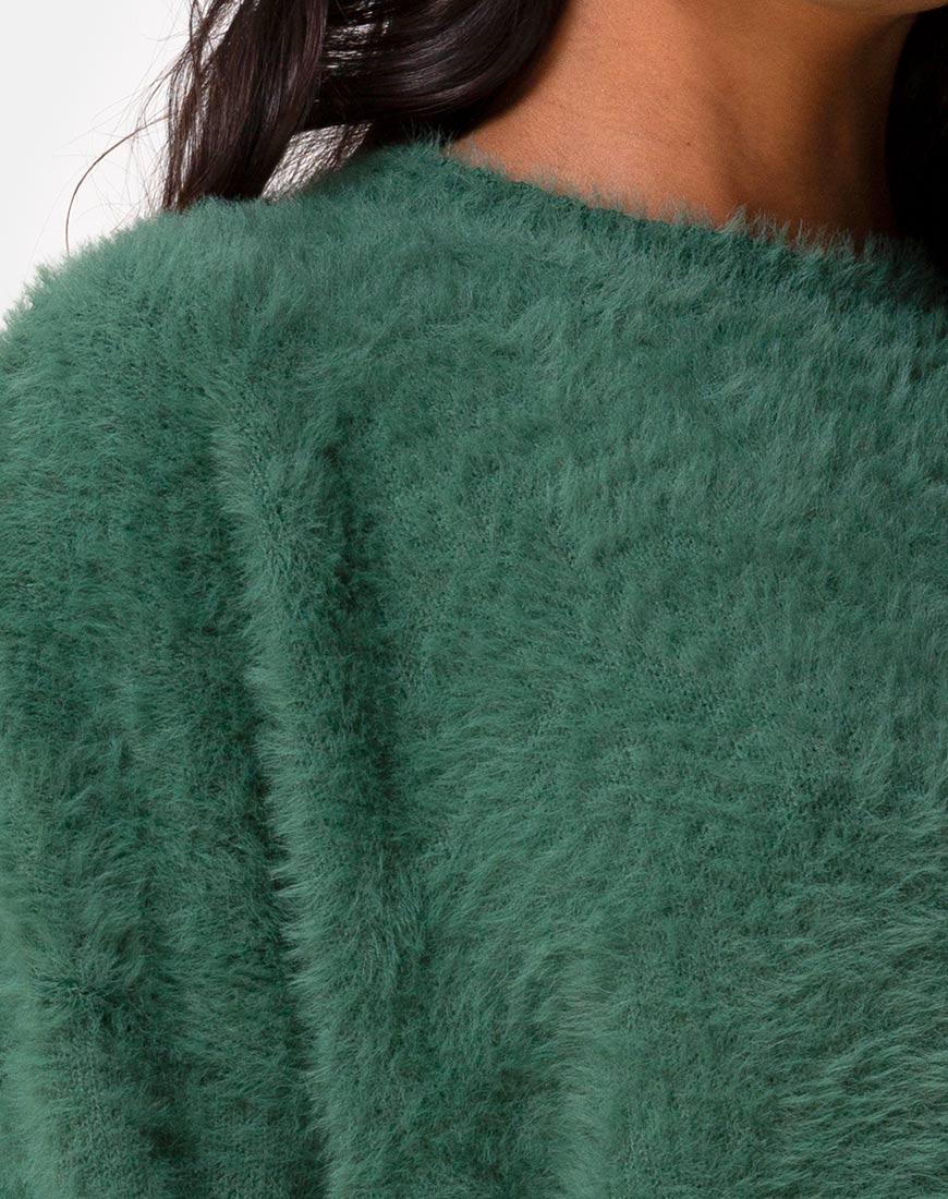 Immagine di Margo Jumper in maglia verde bosco