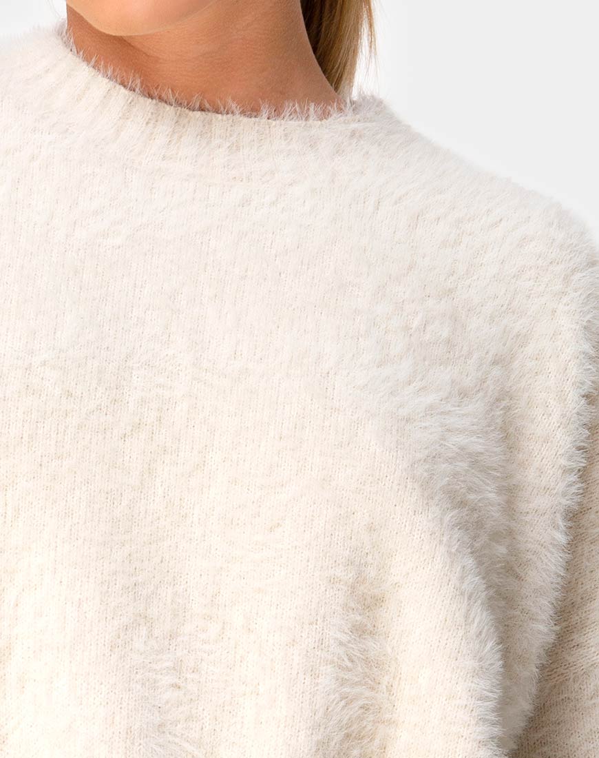 Immagine di Margo Jumper in maglia Oatmeal