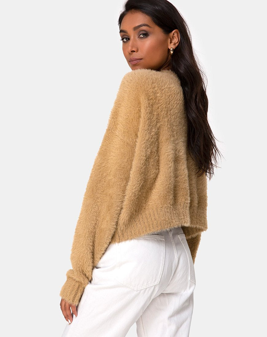 Maglione Margo in maglia Taupe