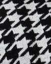 Maglia pied-de-poule nero e avorio