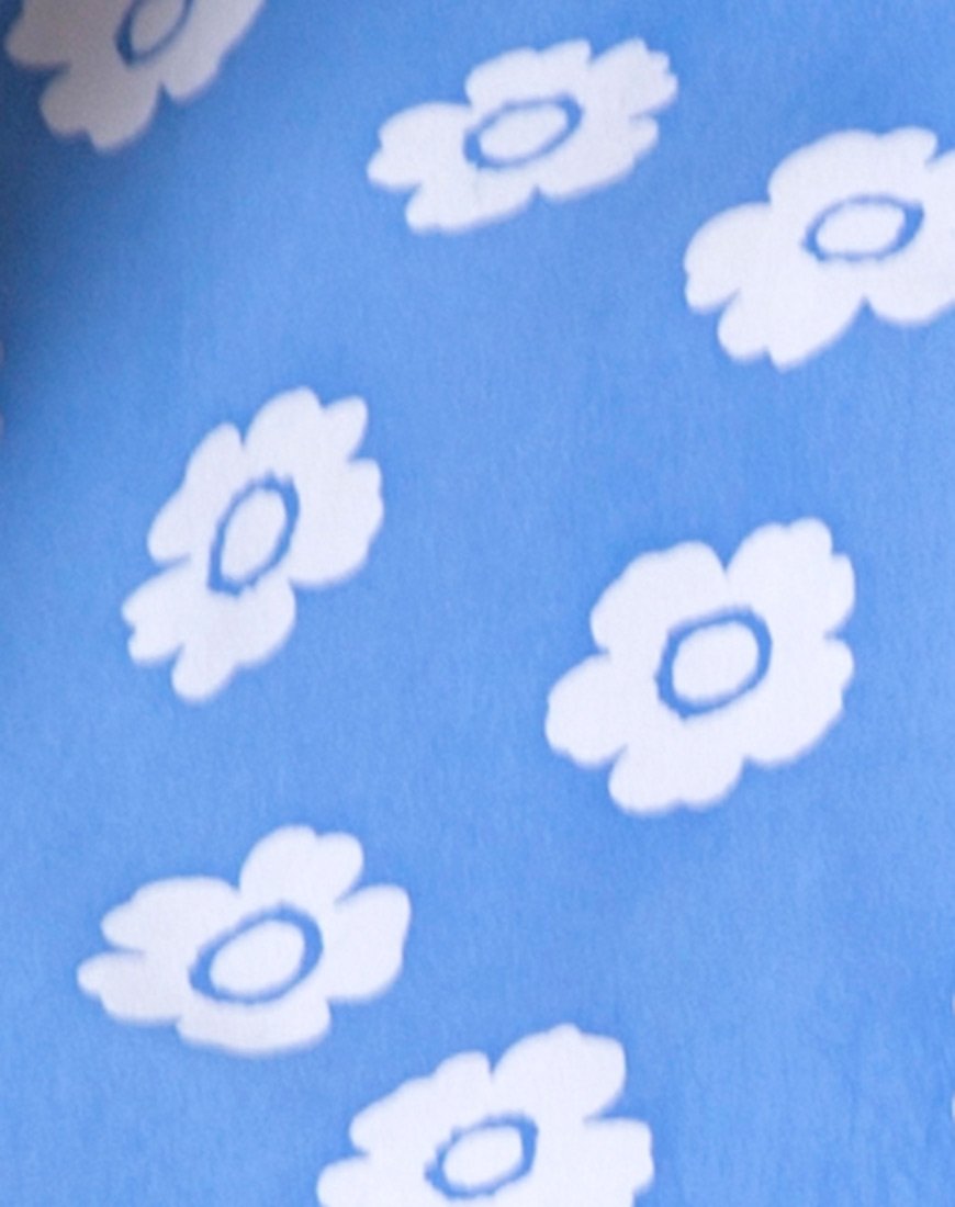 Immagine di Marleigh crop Top in Daisy Stamp Sky Blue