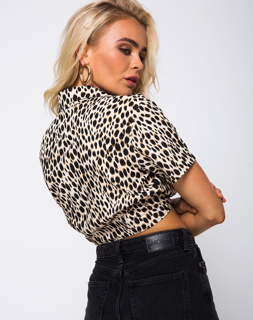 Immagine di Marleigh Crop Top in ghepardo