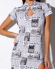 Immagine di Marlin Bodycon Dress in Tarot