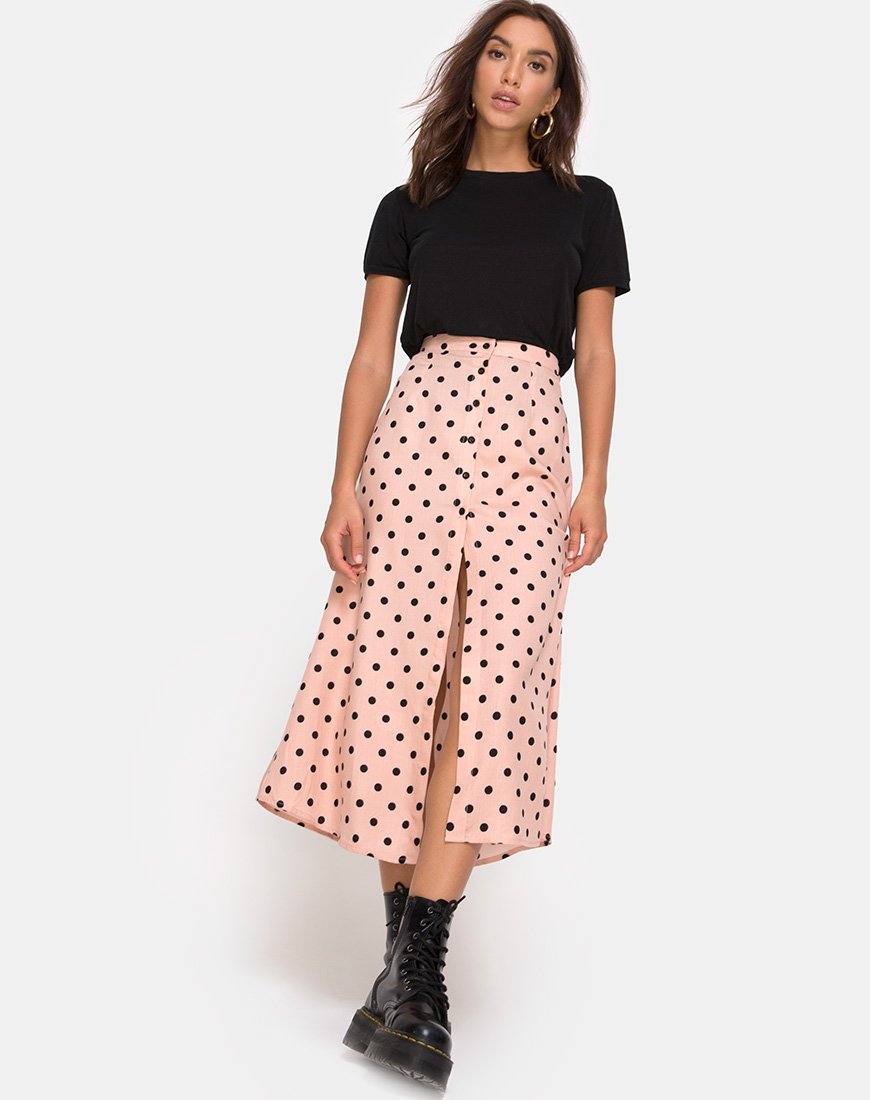 Gonna midi Marni in New Polka Nude