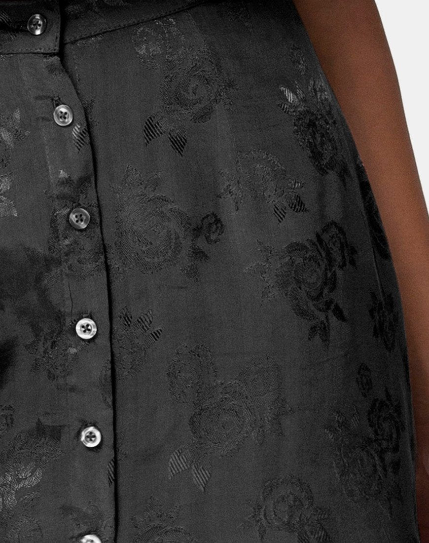 Immagine di Marni Gonna midi in raso rosa nero