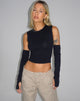 Immagine di Martha Cropped Vest Top in nero