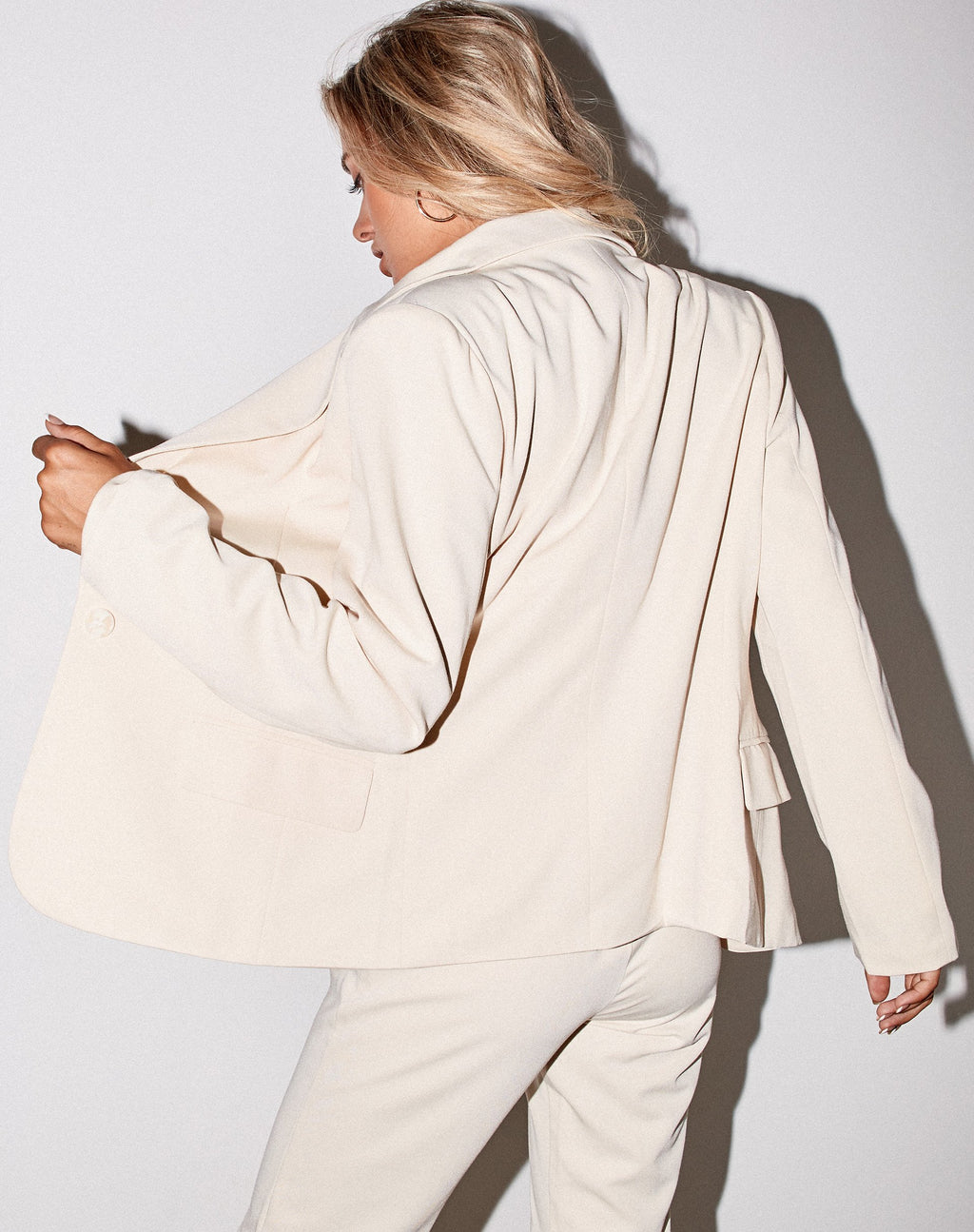 Blazer Marwah in crema