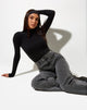 Immagine di Matri Top in Rib Black
