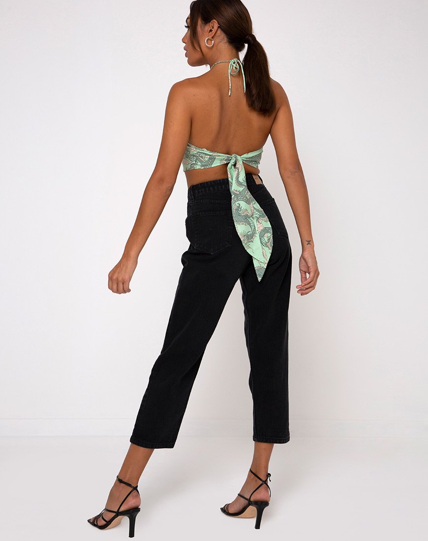 Immagine di Maudy Crop Top in dragone cinese Neo Mint