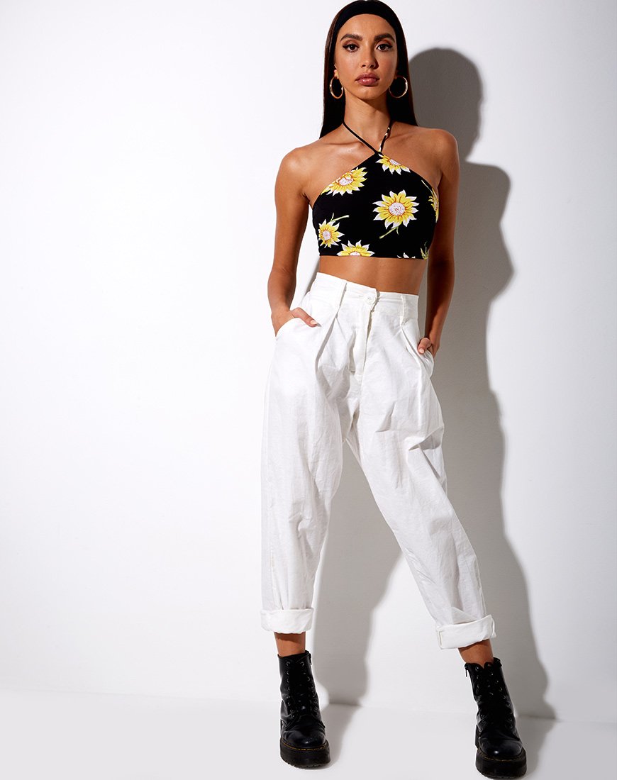Immagine di Maudy Crop Top in Sunny Days Nero