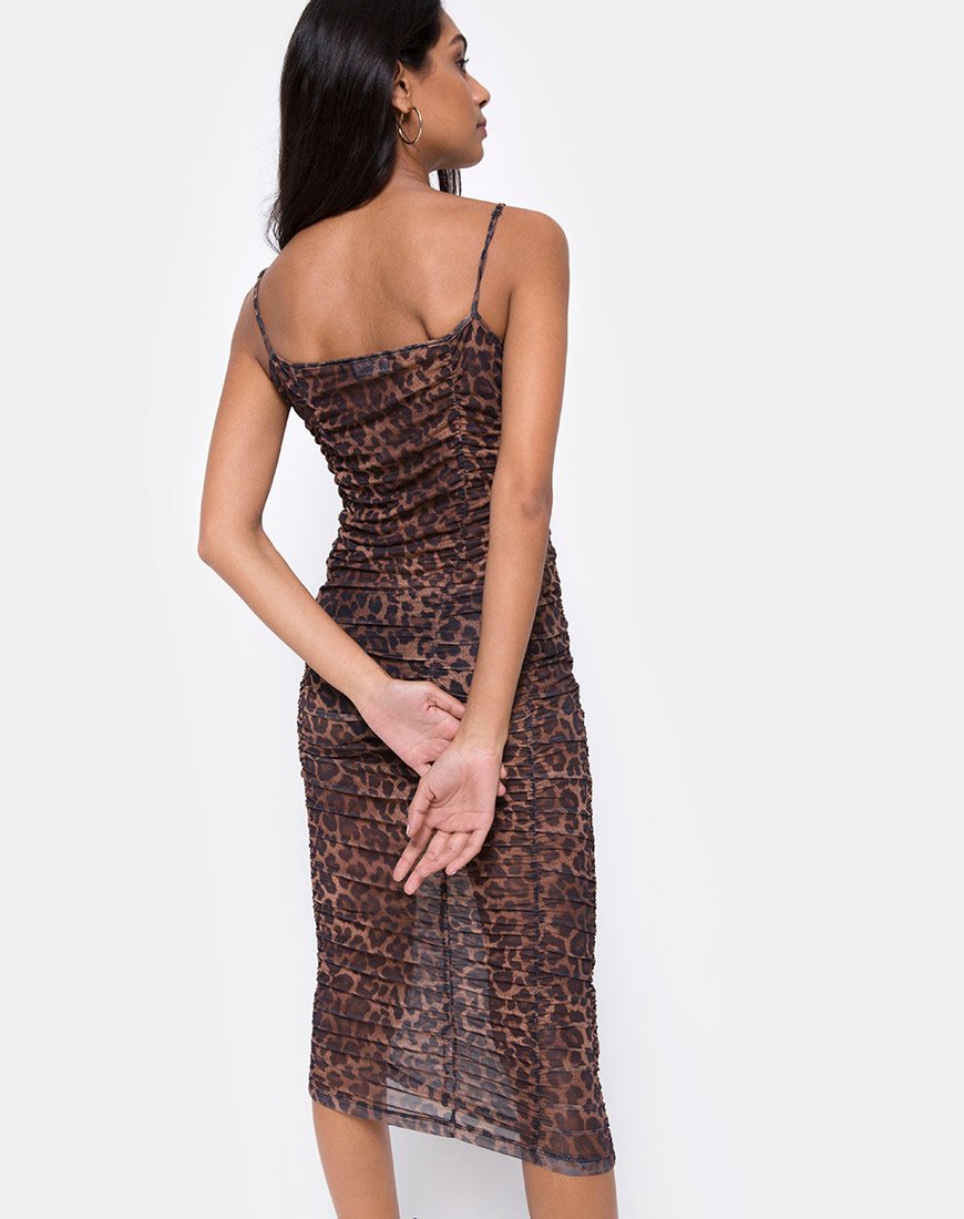 Immagine del vestito Mauna in maglia leopardata