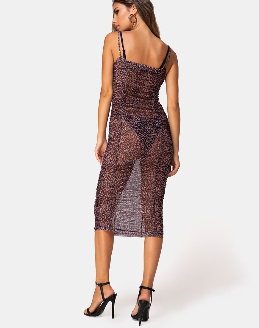 Immagine di Mauna Maxi Dress in Rar Leopard Mesh