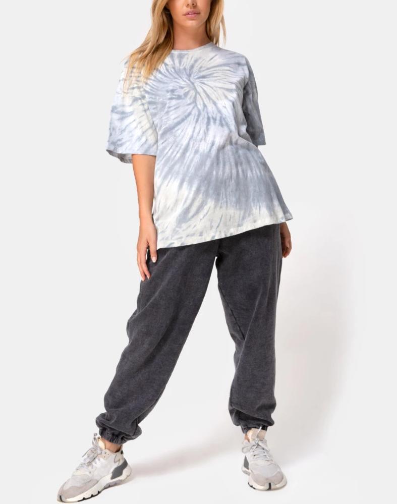 Immagine di Maxi Tee in Grigio Tie Dye
