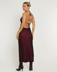 immagine di MAYRA DRESS BLACK MAGENTA LINING