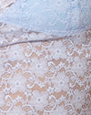 Pizzo blu polvere