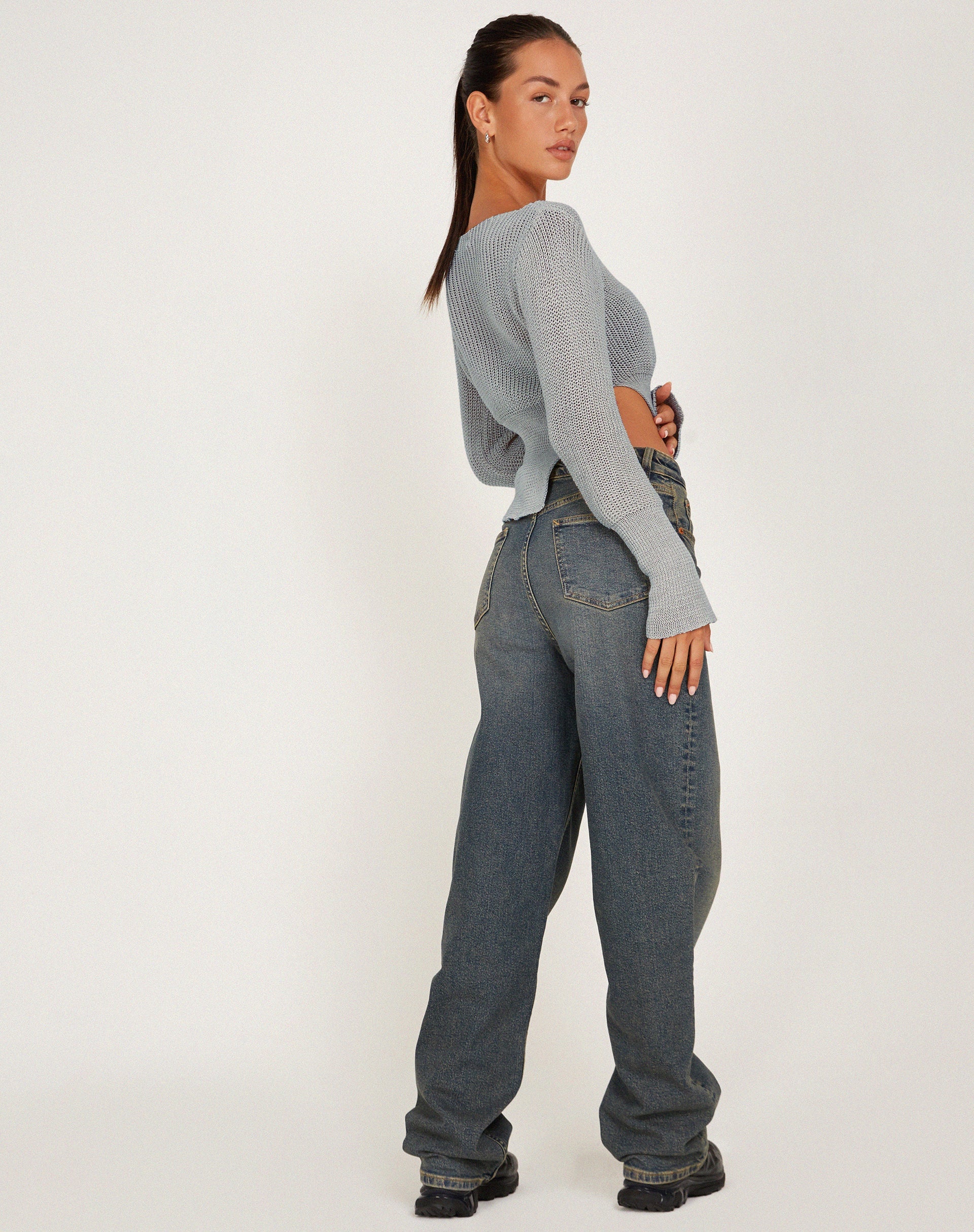 Immagine del maglione Mazie in grigio chiaro
