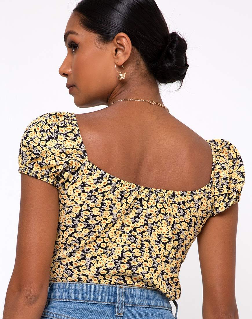 Top Mazu in Mini Bloom Yellow