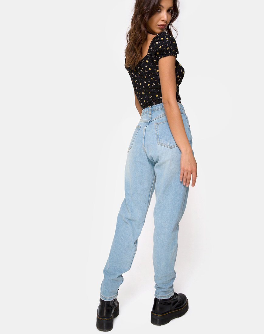 Immagine di Mazu Top in Pretty Petal Black