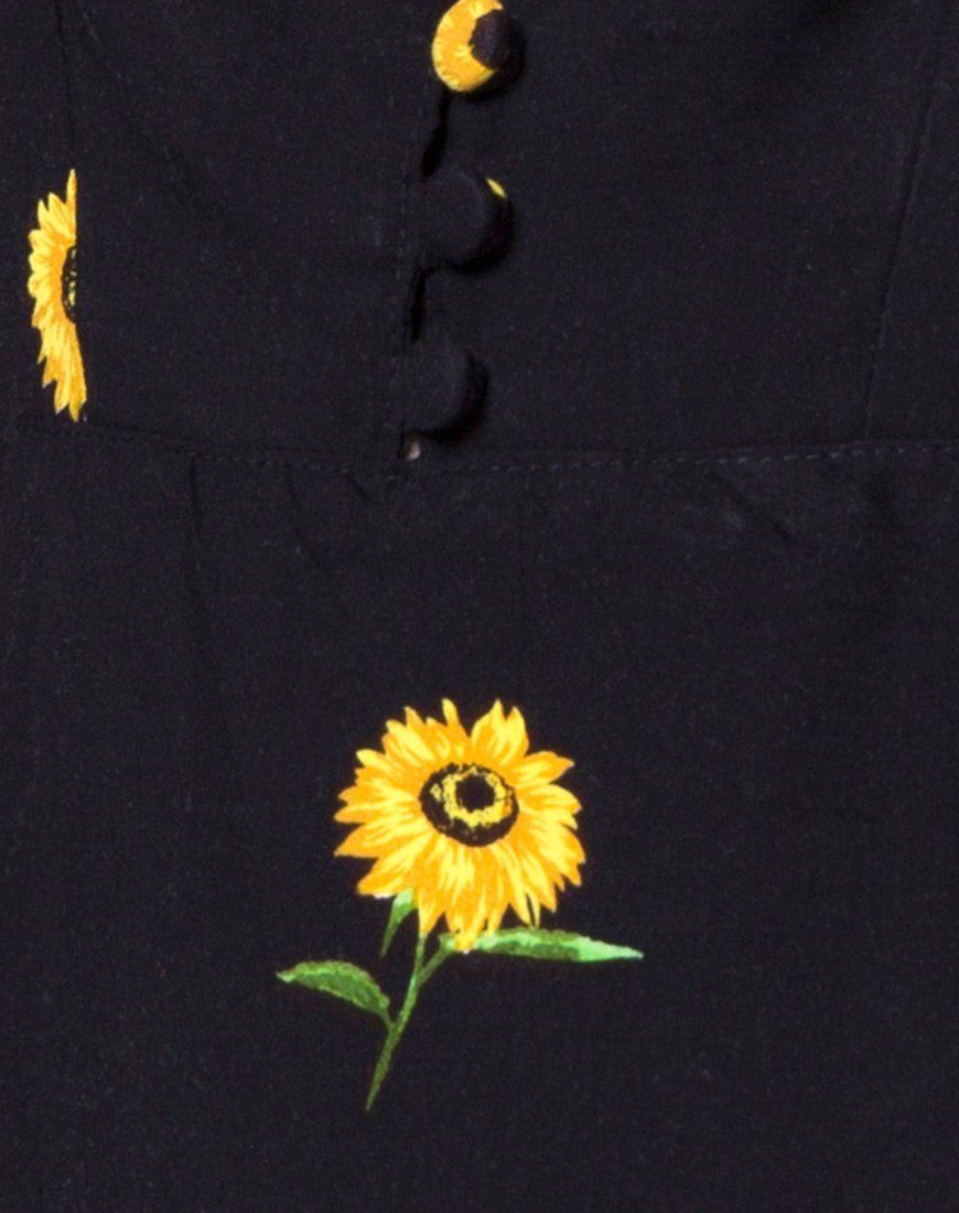 Immagine di Medina Slip Dress in Ditsy Sunflower