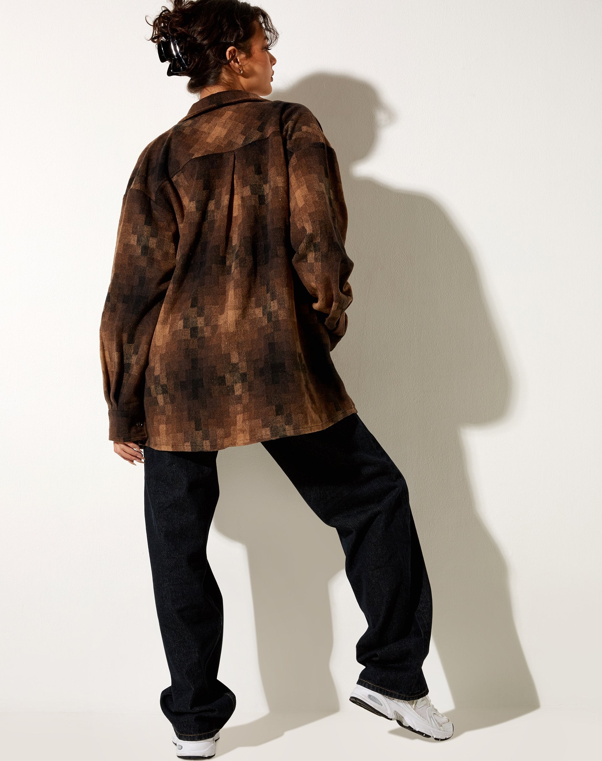 Immagine di Medita Shirt in Check Brown