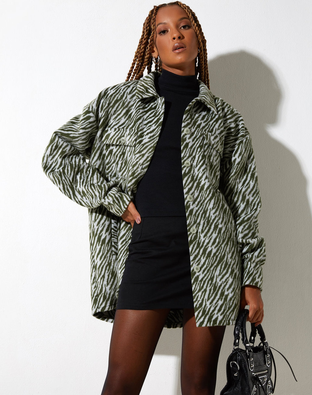 Camicia Medita in verde crema