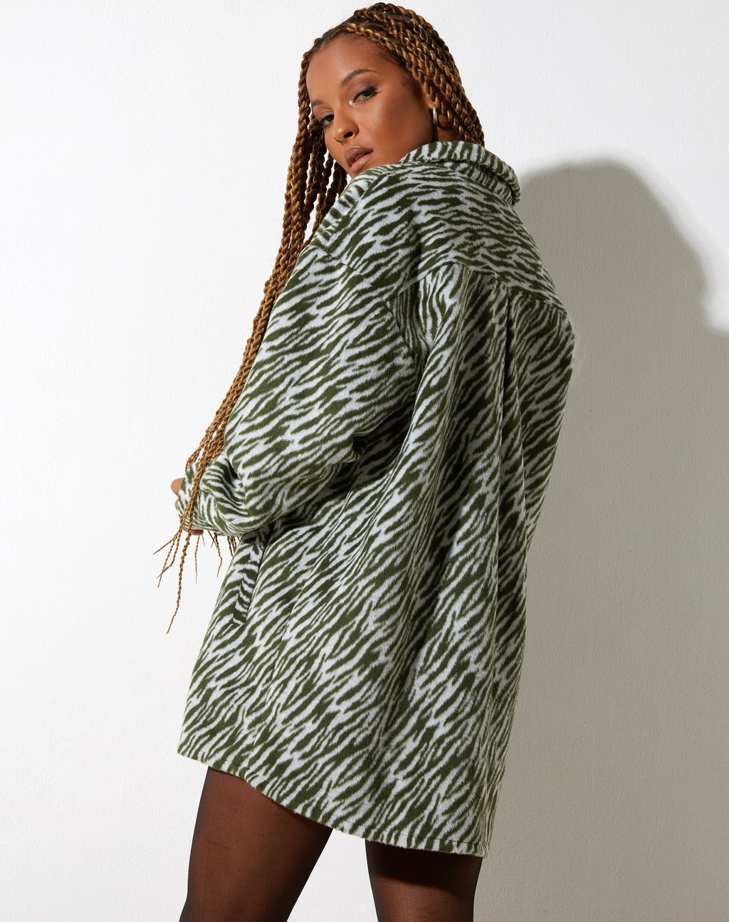 Camicia Medita in verde crema