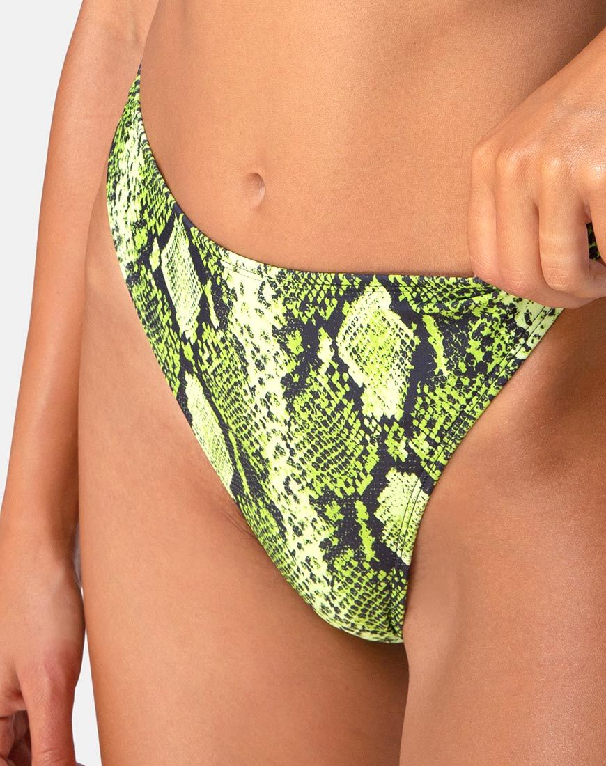 Immagine di Meeka Bikini Bottom in Slime Lime Snake