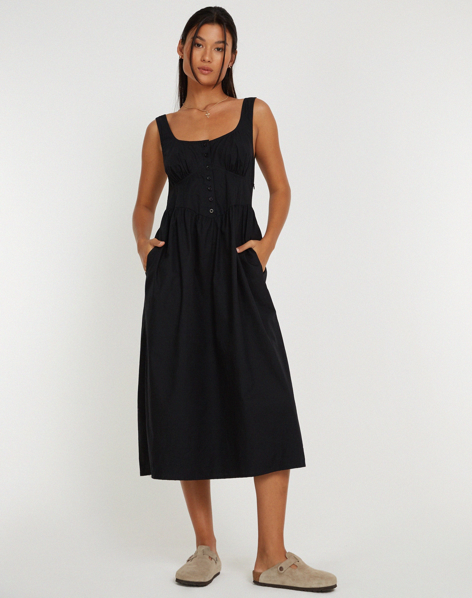 immagine di Melrose Maxi Dress in nero