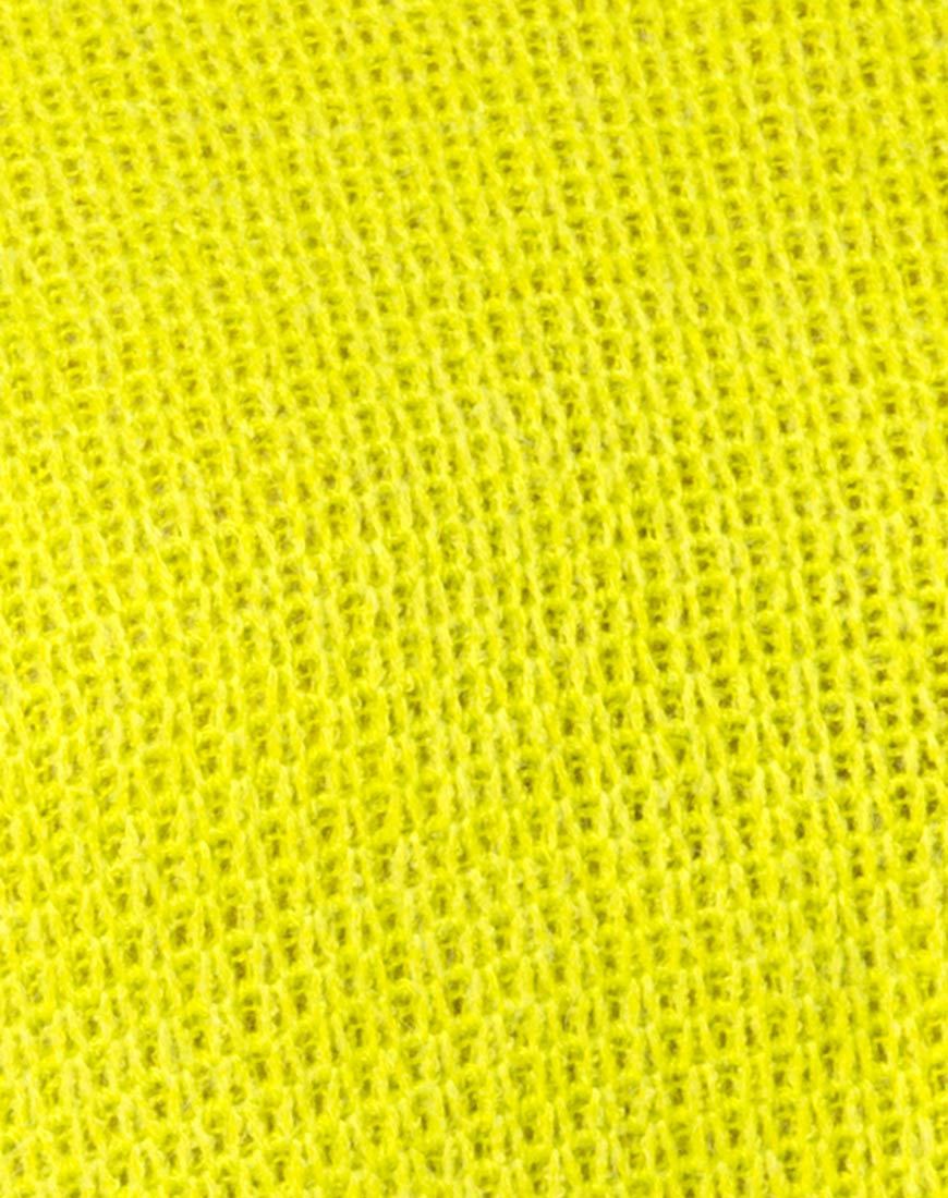 Immagine di Melvie Cropped Sweater in Lime