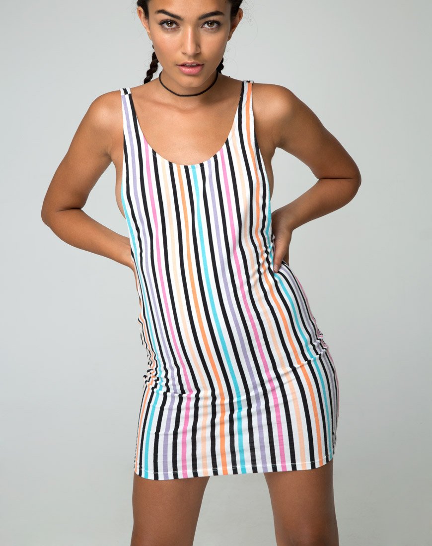 Immagine di Mergy Dress in Candy Stripe Estate