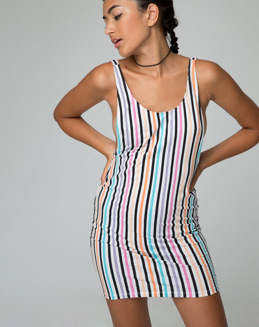 Immagine di Mergy Dress in Candy Stripe Estate
