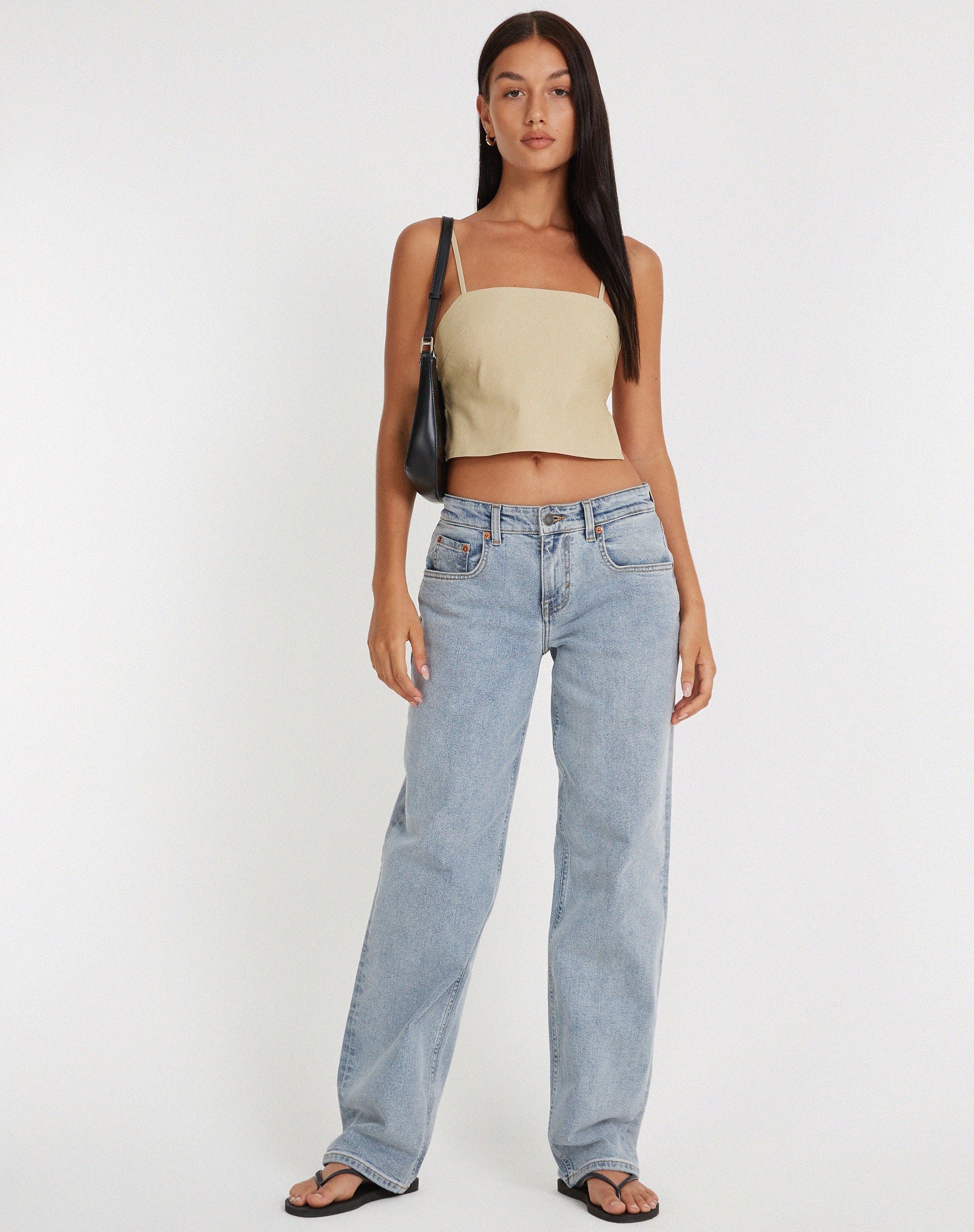 immagine di Merita Crop Top in ecrù