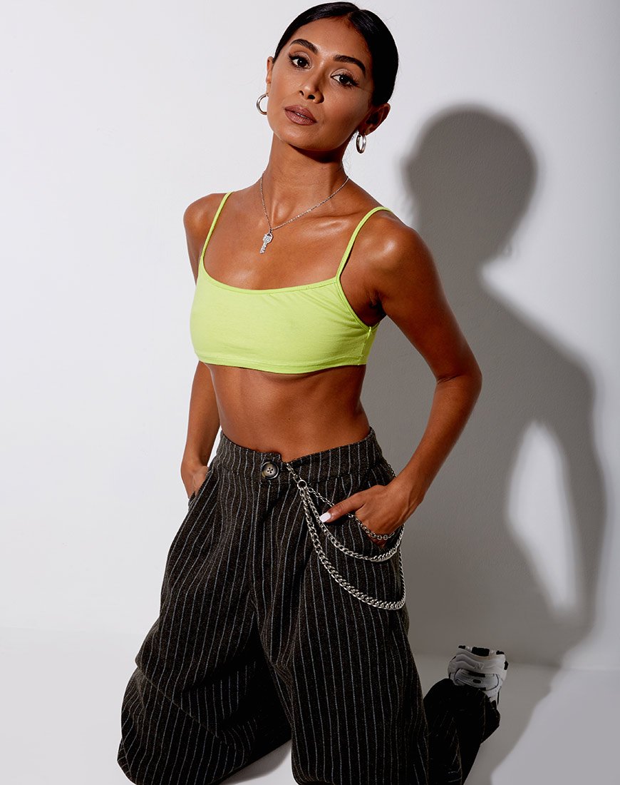 Immagine di Micro Crop Top in Lime