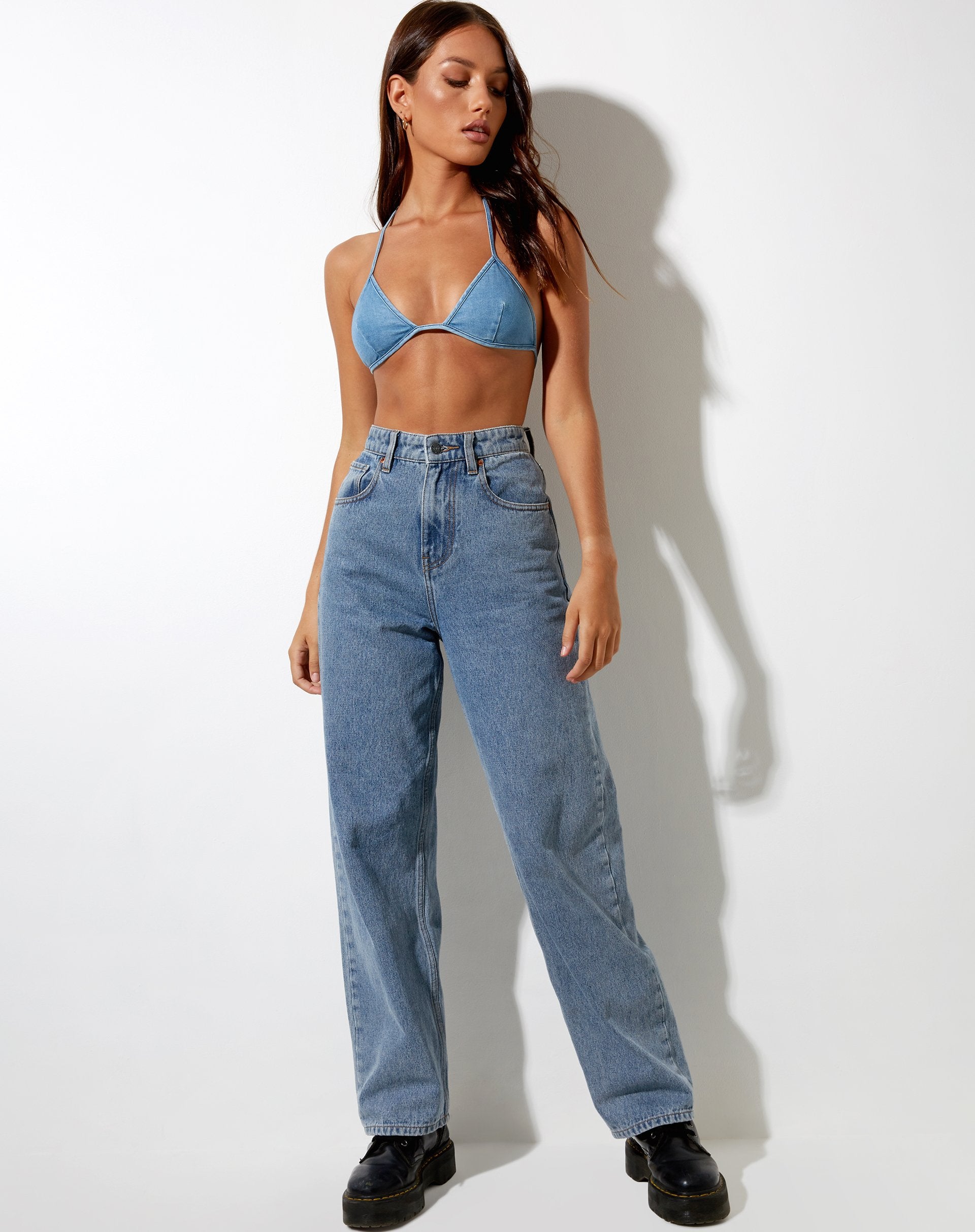 Immagine di Mida Bralet in lavaggio blu chiaro