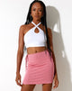 Immagine di Midang Mini Gonna in Crepe Rosa Caldo