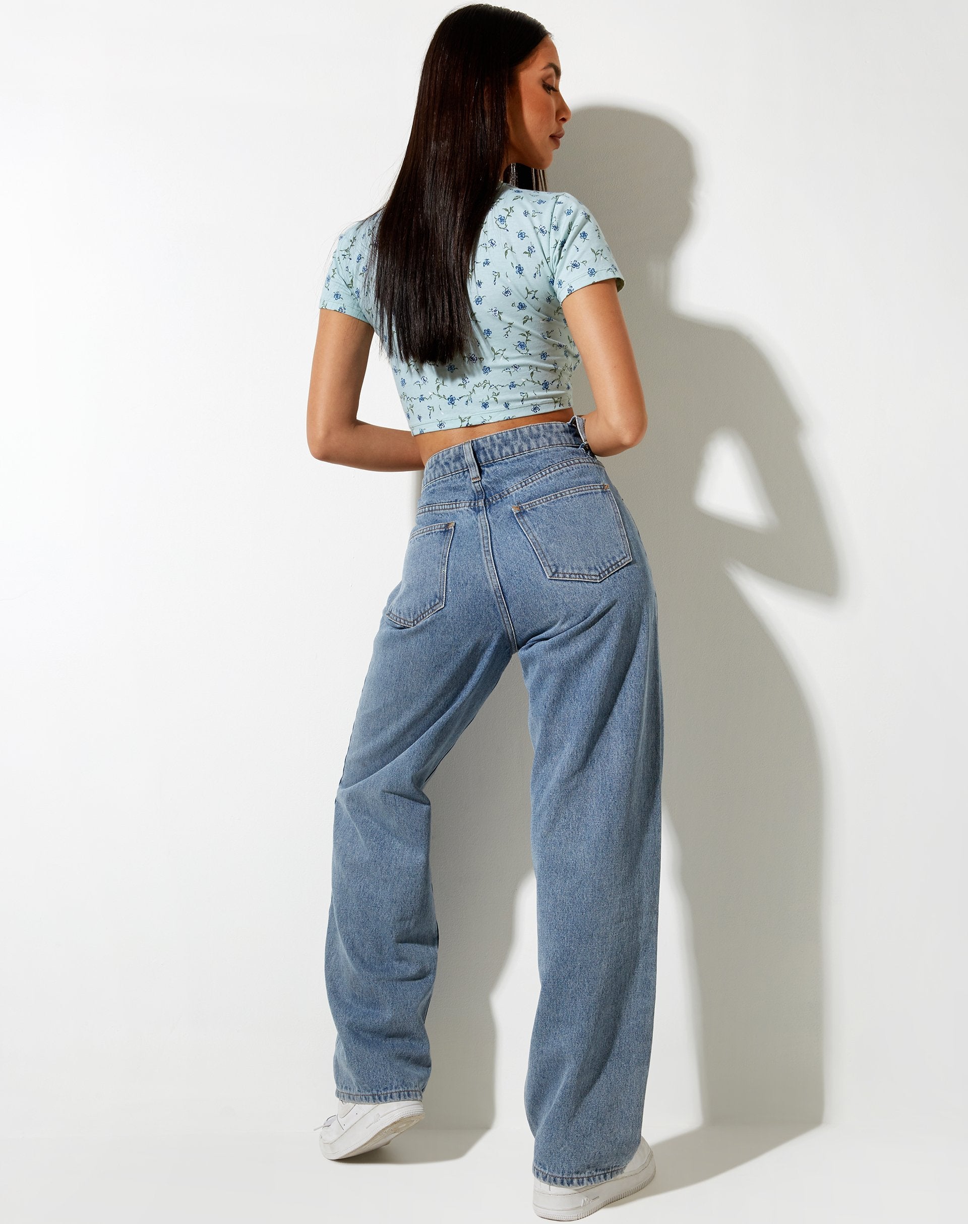 Immagine di Mieye Crop Top in verde petalo