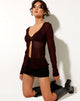 Immagine di Mila Cardi in maglia Bitter Chocolate