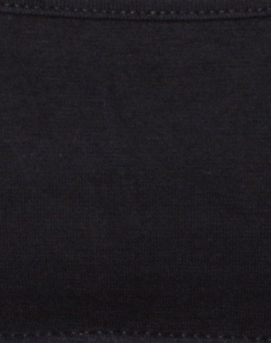 Immagine di Milipe Crop Top in nero Fibbie