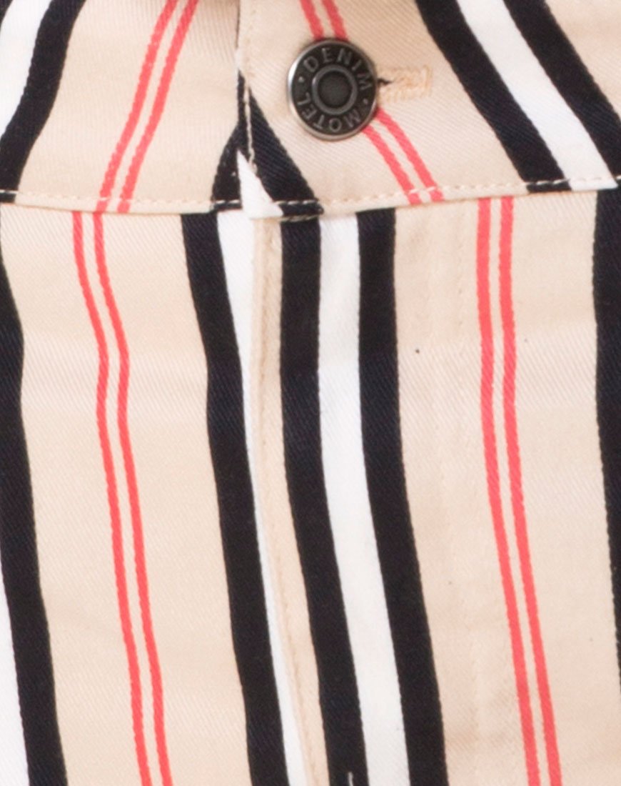 Immagine di Mini Broomy Gonna a righe classiche verticali