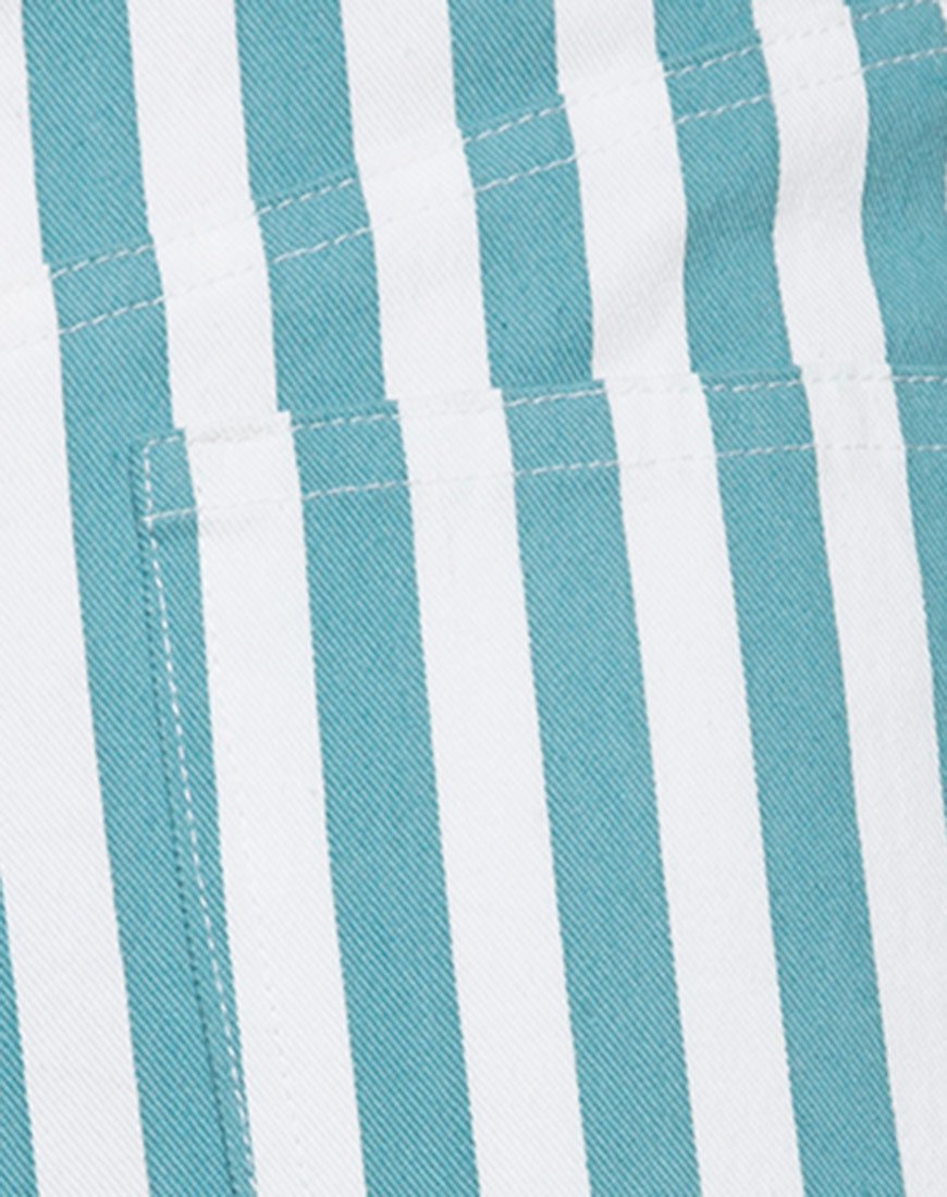Immagine di Mini Broomy Skirt a righe medie