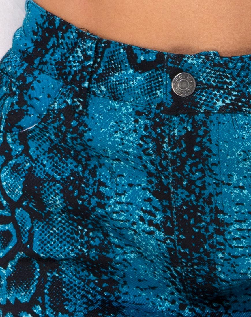Immagine di Mini Broomy Gonna in Snake Blue
