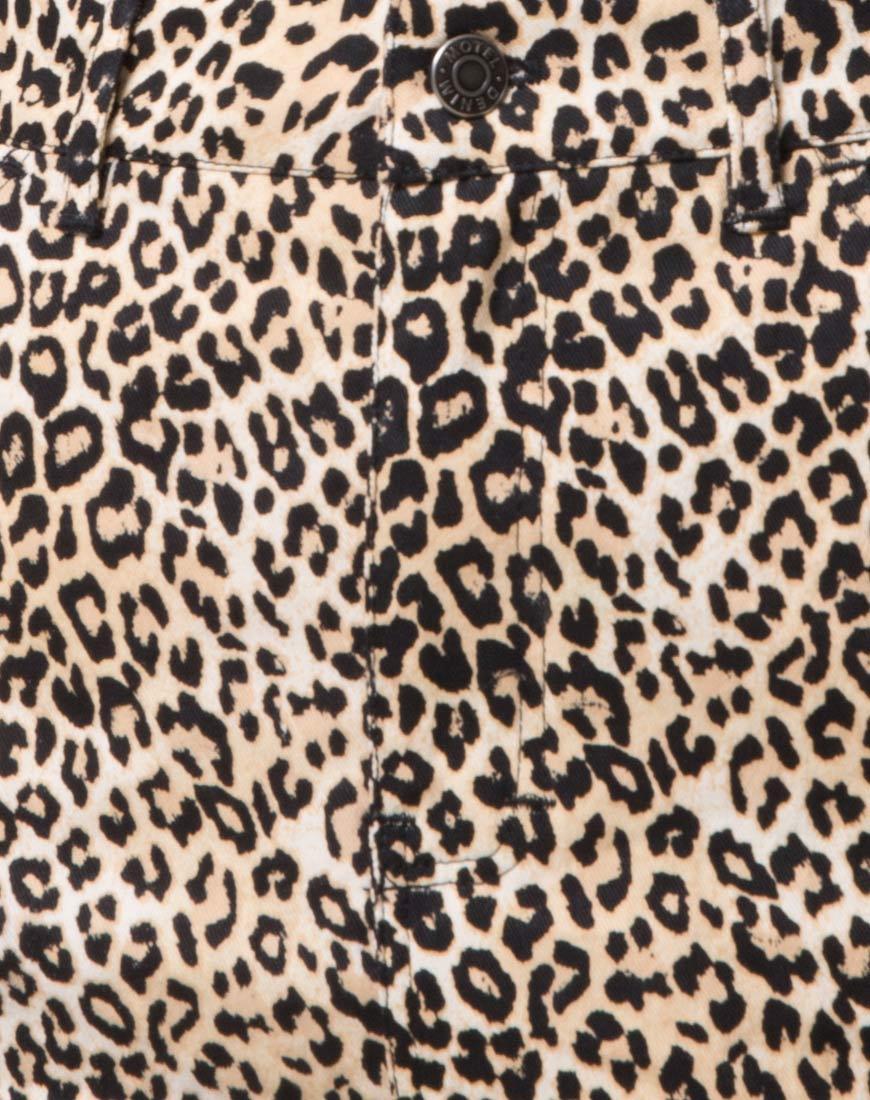 Immagine di Mini Broomy Skirt in Rar Leopard Brown