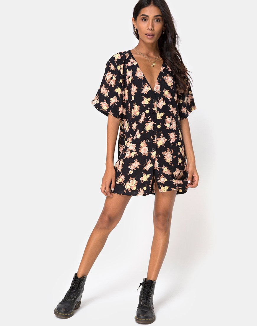 Immagine del vestito Mirach in rosa antico nero