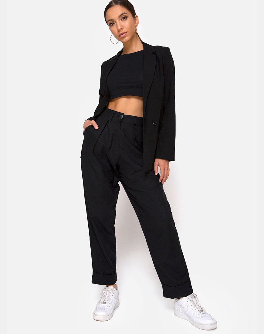 Pantaloni Misca in nero