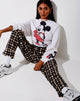 Immagine di Misca: pantalone a quadri grunge anni 90
