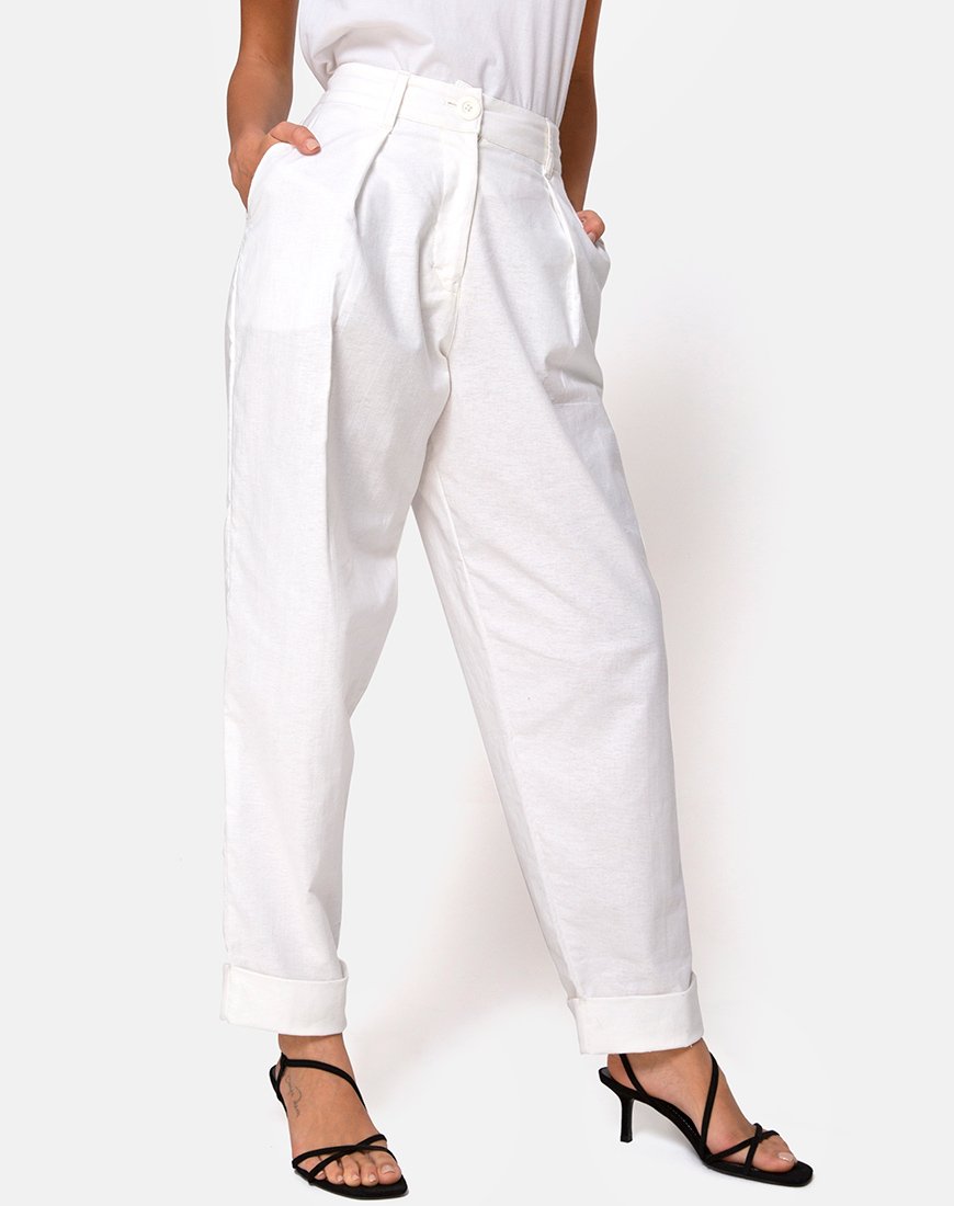 Immagine dei pantaloni Misca in avorio