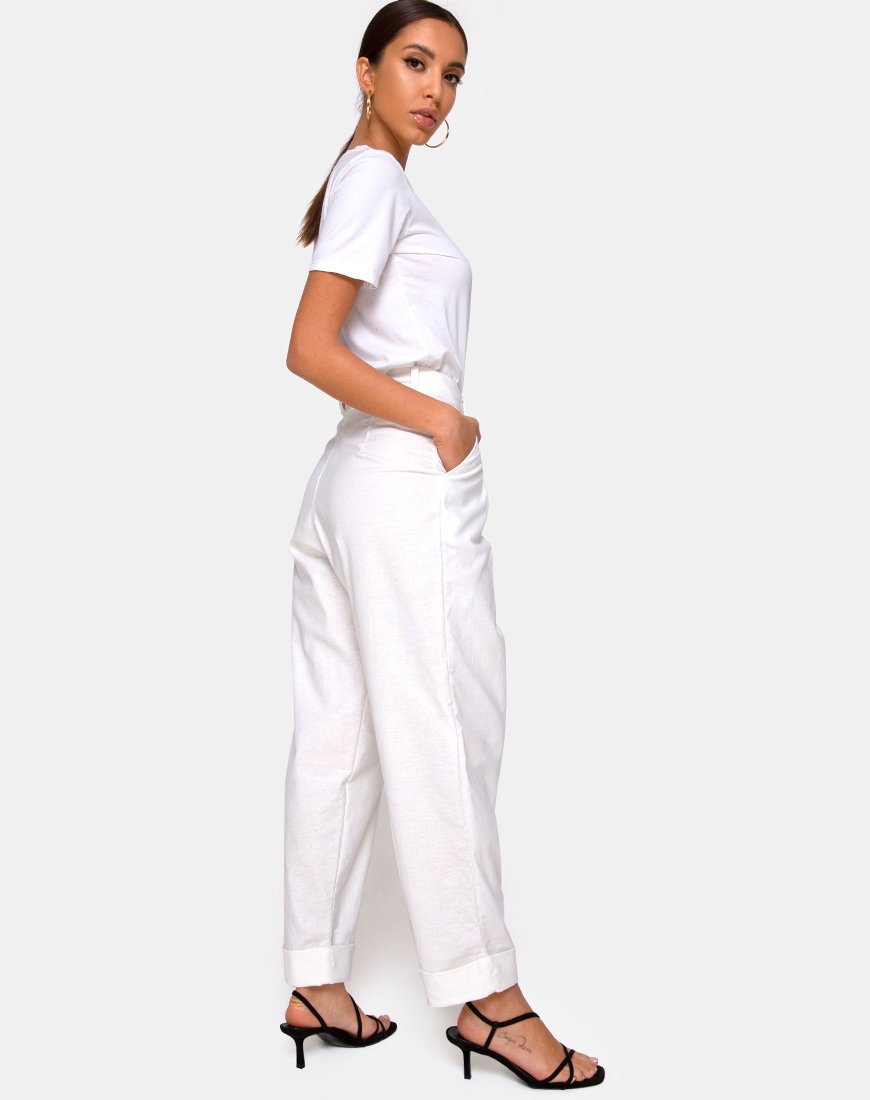Immagine dei pantaloni Misca in avorio