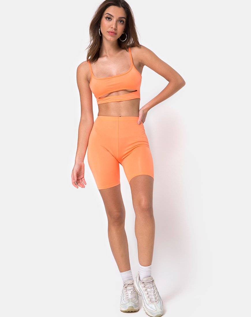 Immagine di Misho Crop Top in arancione fluo